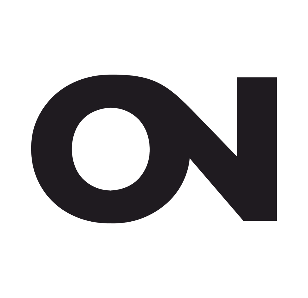 iron & oak logo secondary logo (black)