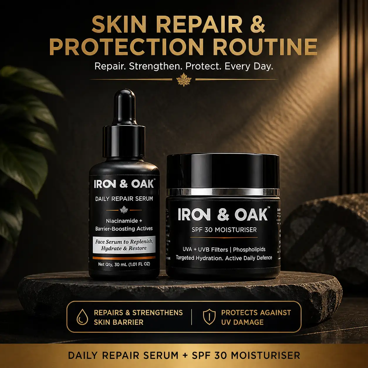 beard & skin care routine | core cleanser & natural beard oil value pack beard & skin care routine | core cleanser & natural beard oil value pack